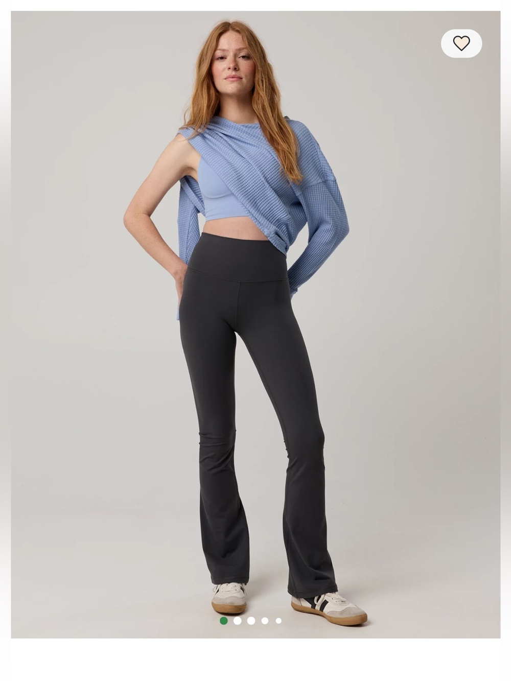 OFFLINE By Aerie The Hugger High Waisted Bootcut Legging - smoked gray